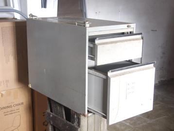 Ladekast 4 stapelbaar plaatsbesparend: hobby garage atelier, Enlèvement, Utilisé, 50 à 75 cm, Métal