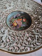 Plaque assiette murale Capodimonte vintage, Enlèvement