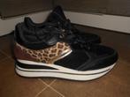 Nieuwe sneakers-zwart met panter-print / Maat 40., Zwart, Nieuw, Ophalen of Verzenden, Sneakers