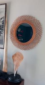 Ancien miroir en osier 1968, Enlèvement ou Envoi, Comme neuf
