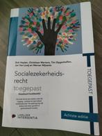 Boek socialezekerheidsrecht toegepast, Boeken, Ophalen of Verzenden, Hogeschool, Alpha, Larcier intersentia