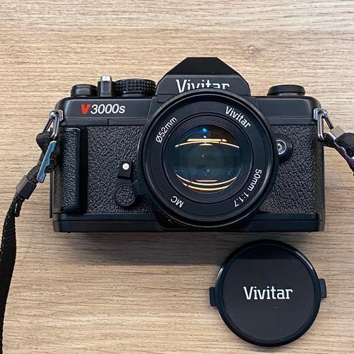 Vivitar V3000s, Vivitar 50mm f1.7 *als nieuw, Audio, Tv en Foto, Fotocamera's Analoog, Zo goed als nieuw, Spiegelreflex, Canon