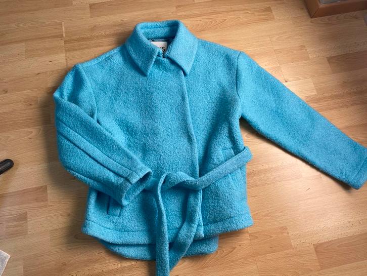 Mooie jas CKS, Kleding | Dames, Jassen | Winter, Zo goed als nieuw, Maat 36 (S), Blauw, Verzenden