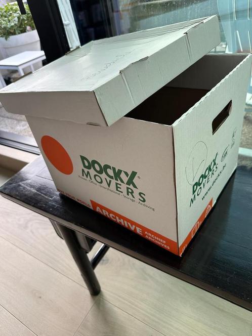 35-tal verhuisdozen, eenmaal gebruikt, Doe-het-zelf en Bouw, Kratten en Dozen, Zo goed als nieuw, Doos, Opvouwbaar, Ophalen