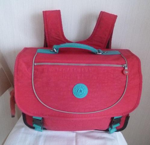 Kipling etui 3 comp 6/12 jaar tweekleurig + aap, Handtassen en Accessoires, Tassen | Schooltassen, Gebruikt, Aktetas of Boekentas