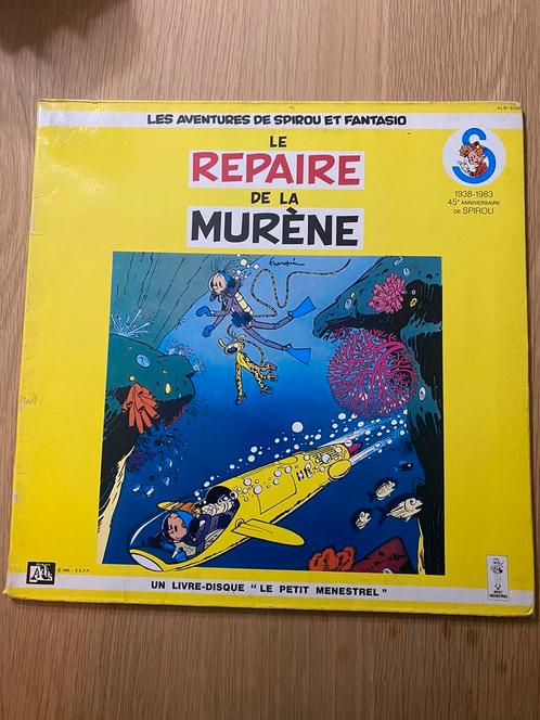 Livre 33t de Spirou et Fantasio « Le repaire de la murène « , CD & DVD, Vinyles | Autres Vinyles, Utilisé