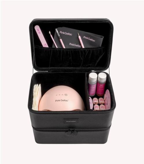 Pink gellac - complete set, Handtassen en Accessoires, Uiterlijk | Cosmetica en Make-up, Zo goed als nieuw, Make-up, Handen en Nagels