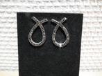Twice as Nice oorbellen (kleuren zilver en zwart) 1, Verzenden, Zwart, Zo goed als nieuw, Knopjes of Stekers