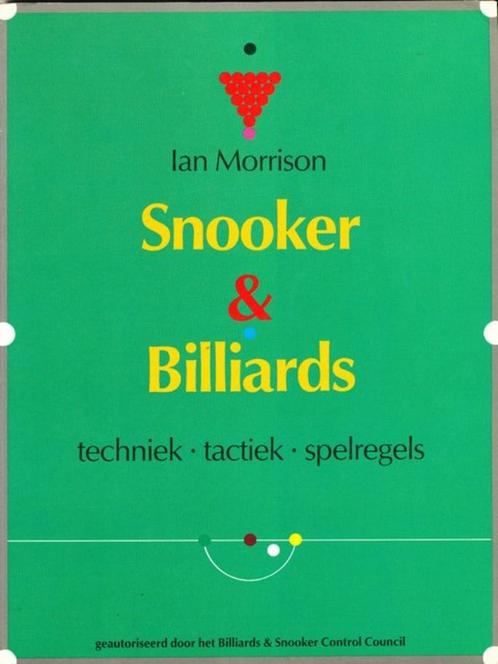 (sp25) Snooker & Billiards, techniek, taktiek en spelregels, Livres, Livres de sport, Utilisé, Enlèvement ou Envoi