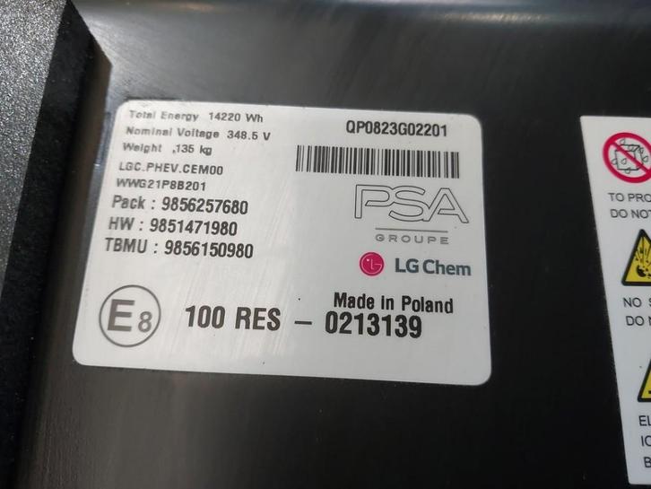 ACCU HV Opel Grandland (X) (01-2017/07-2021), Auto-onderdelen, Accu's en Toebehoren, Opel, Gebruikt