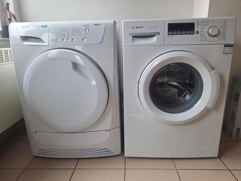 Wasmachine Bosch + droogkast Zanussi, Elektronische apparatuur, Was-droogcombinaties, Zo goed als nieuw, 6 tot 8 kg, Ophalen