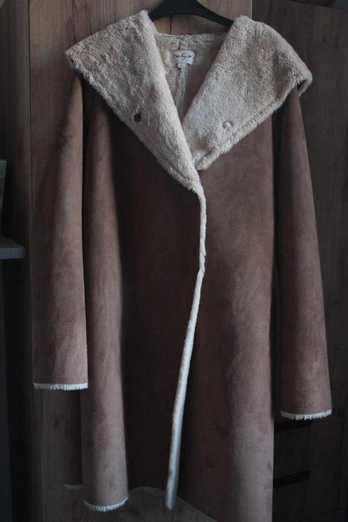 Derhy Wintermantel (S), Kleding | Dames, Jassen | Winter, Nieuw, Maat 36 (S), Beige, Ophalen of Verzenden