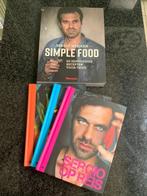 Simple food + sergio feest, thuis ,op reis, Boeken, Ophalen of Verzenden, Zo goed als nieuw