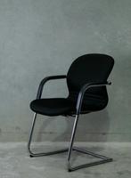 Wilkhahn FS 212/5 vintage sledestoel, Huis en Inrichting, Stoelen, Zwart, Ophalen of Verzenden, Metaal, Eén