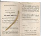 gedachtenisprentje oorlogslatoffer, Ophalen of Verzenden, Bidprentje