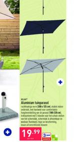 Witte parasol voor tuin of balkon splinternieuw van de aldi, Tuin en Terras, Parasols, Ophalen, Nieuw, Zweefparasol, Kantelbaar