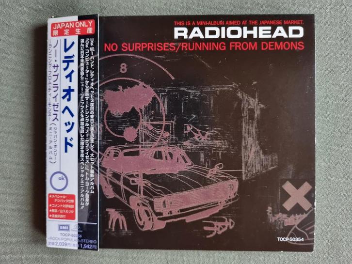 Radiohead – No Surprises Running From Demons (Japan CD 1997), Cd's en Dvd's, Cd's | Rock, Alternative, Ophalen of Verzenden