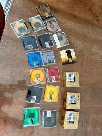 Diverse minidisc minidisk schijfjes beschikbaar voor biedingen