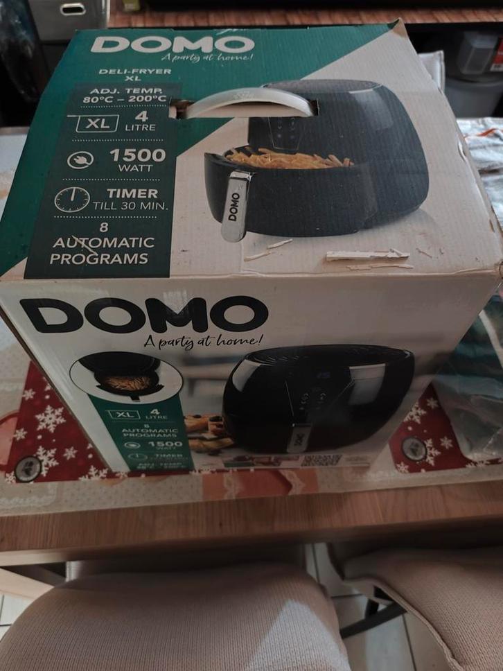 Airfryer Domo XL 4 litres neuf, Electroménager, Friteuses à air, Enlèvement