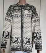 100% Wol Scandinavische Handgemaakte Vest, Ophalen of Verzenden, Nieuw, Wit