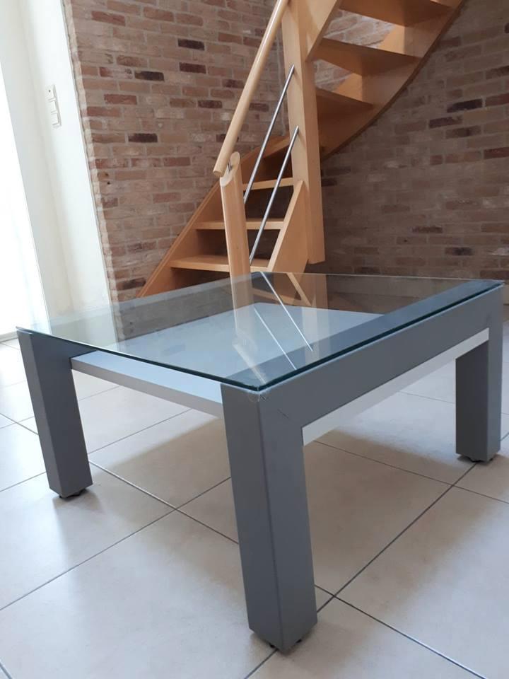 Salontafel 80x80cm, Huis en Inrichting, Tafels | Salontafels, Zo goed als nieuw, Minder dan 50 cm, 50 tot 100 cm, 50 tot 100 cm