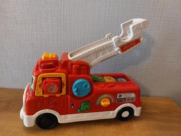 V-Tech Stapel- en Leer Brandweer - interactieve blokkenwagen beschikbaar voor biedingen