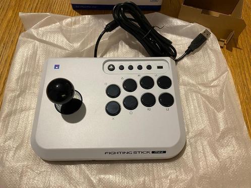 Hori Mini Fighting Stick Mini - USB - PS5/PS4, PC - Wit, Games en Spelcomputers, Spelcomputers | Sony Consoles | Accessoires, Nieuw