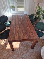 Hout tafel met 4 stoelen (175x90), Huis en Inrichting, Tafels | Eettafels, Ophalen of Verzenden