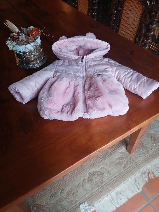 Le chic jasje met kap -mooie staat, Kinderen en Baby's, Babykleding | Maat 80, Zo goed als nieuw, Jasje, Ophalen of Verzenden