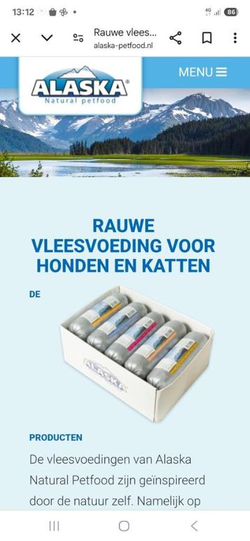 Hondenvoer rauw vlees  Alaska, Enlèvement, Chien