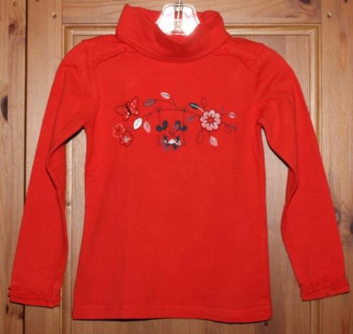 Rode longsleeve van Orchestra (maat 4 jaar), Kinderen en Baby's, Kinderkleding | Maat 104, Zo goed als nieuw, Meisje, Shirt of Longsleeve
