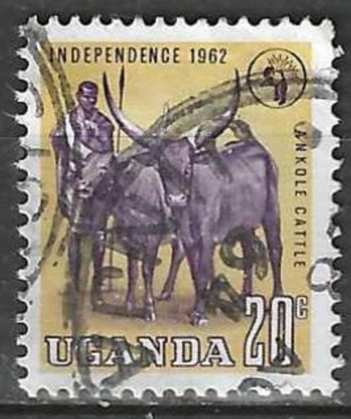 Uganda 1962 - Yvert 53 - Onafhankelijk Uganda (ST), Timbres & Monnaies, Timbres | Afrique, Affranchi, Autres pays, Envoi