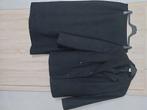 Ensemble veste + jupe gris chiné Taille 46, Comme neuf, Autres types, Enlèvement ou Envoi, Gris