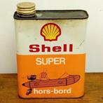 Zeer zeldzaam olieblik Shell super hors bord, Ophalen of Verzenden, Gebruikt