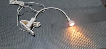 Retro bureaulamp (leeslamp) in nieuwstaat (richtbaar) 10€ beschikbaar voor biedingen