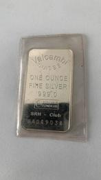 -VENDU- Valcambi Suisse 1 once 999,0 fine silver, Timbres & Monnaies, Métaux nobles & Lingots, Argent