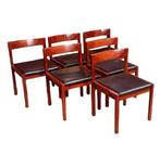 Chaises Alfred Hendrickx Belform mod 506 Palissandre 1960's, Huis en Inrichting, Ophalen of Verzenden, Zo goed als nieuw