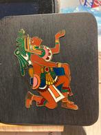 Azteekse priester in Azteeks gebed proest pratinho, Antiek en Kunst, Ophalen of Verzenden