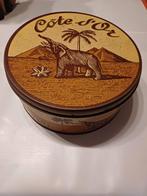 Oude blikken doos van "Cote d'Or", Verzamelen, Blikken, Ophalen of Verzenden