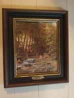 Mooie schilderij meisje in bos., Enlèvement