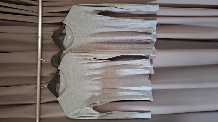 Dames set van 3 onderhemdjes met lange mouw maat S of M nieu, Kleding | Dames, Ondergoed en Lingerie, Hemd, Grijs, Ophalen of Verzenden