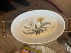 Villeroy en boch schaal op verzilverde plaat en plate, Antiek en Kunst, Ophalen