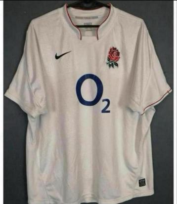 NIKE RUGBY UNION ENGLAND 2009/2010 Rugby thuis shirt Jersey beschikbaar voor biedingen