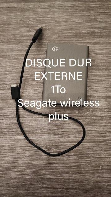seagate wireless plus externe harde schijf van 1 TB beschikbaar voor biedingen