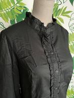 prachtige blouse van het merk Squares met kant - S, Zwart, Squares, Ophalen of Verzenden, Zo goed als nieuw