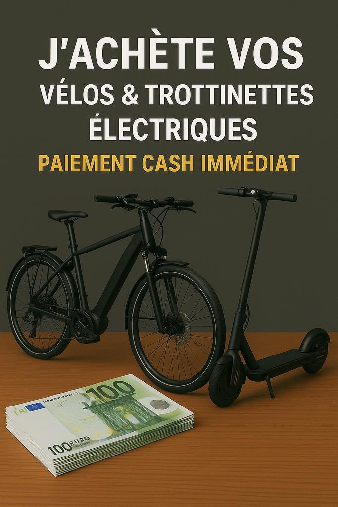 📣 RACHAT IMMÉDIAT – VÉLOS & TROTTINETTES ÉLECTRIQUES ⚡🚲, Vélos & Vélomoteurs, Vélos électriques, Comme neuf, Enlèvement