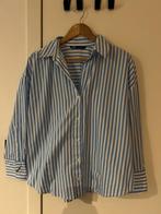 licht blauwe - witte hemd van de Zara, Kleding | Dames, Blouses en Tunieken, Zara, Zo goed als nieuw, Maat 36 (S), Verzenden
