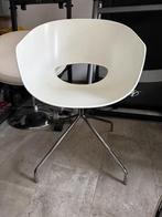 6 Design kunststof kuipstoelen, Huis en Inrichting, Stoelen, Ophalen, Kunststof, Gebruikt, Wit