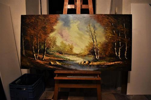 N.VERHEYDEN schilderij landschap groot prachtig schilderij N, Antiek en Kunst, Kunst | Schilderijen | Klassiek, Ophalen