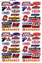 No Fear Arai Showa Yoshimura FX stickerset motor helm, Motoren, Ophalen of Verzenden